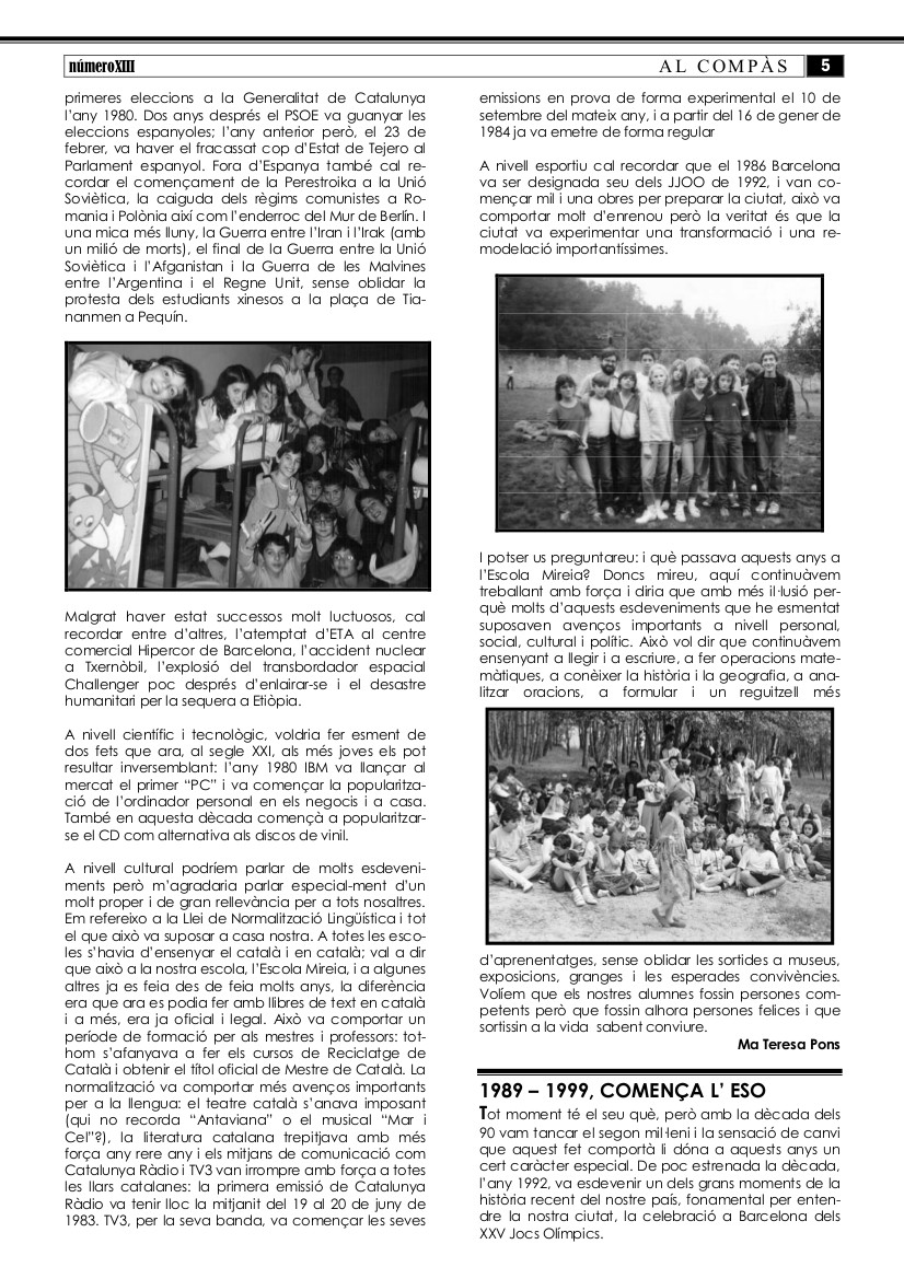 La revista Al Compàs - 50 aniversari