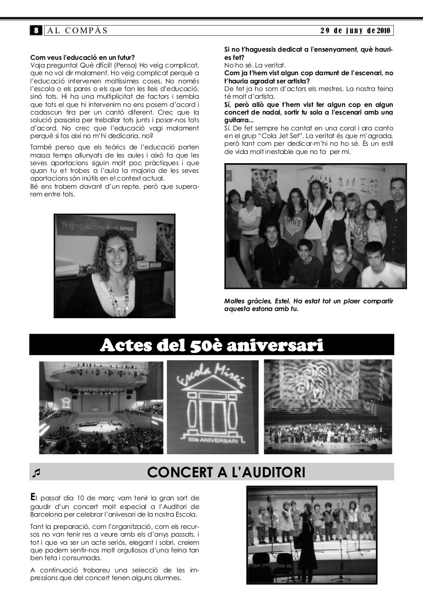 La revista Al Compàs - 50 aniversari